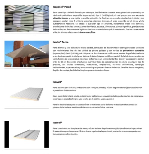 Caracteristicas de los Paneles Caracteristicas de los Paneles